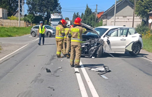 Zderzenie w Wąchocku. Są utrudnienia
