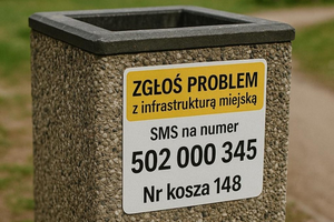 Nie zgłosisz zniszczonej infrastruktury przez SMS. Przynajmniej na razie