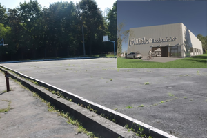 Tu na razie jest boisko, ale będzie… lodowisko