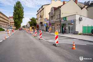 Od piątku koniec utrudnień na ul. Paderewskiego w Kielcach