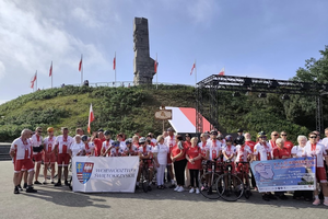 Rowerzyści z Kielc dotarli na Westerplatte