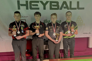 Historyczny medal Jakuba Hajduka z FORTIS Bilard Kielce