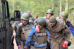 [FOTO] Korespondenci wojenni  szkolą się w Kielcach