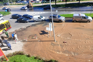 Potężna awaria wodociągu. Mogą wystąpić utrudnienia