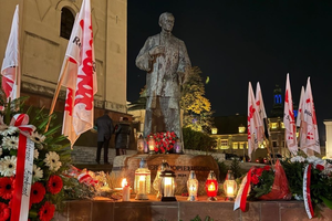 [FOT] „Zło dobrem zwyciężaj…” Kielce upamiętniły bł. ks. Jerzego Popiełuszkę