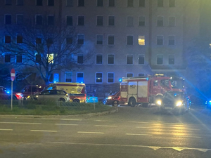 Wypadek z udziałem motocykla. Dwie osoby ranne