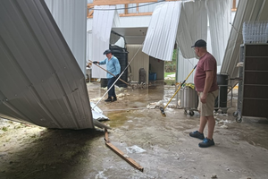 Wolontariusze z naszej diecezji rozpoczęli odbudowę misji w Maggotty