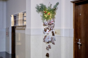 Pomocna adwentowa choinka w Kielcach