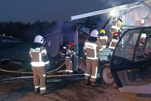 Pożar w kurniku. W środku było 19 tysięcy kurcząt