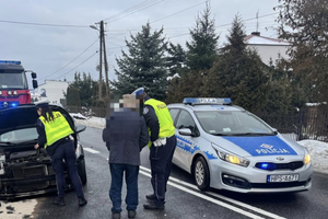 Wypadek w Andruszkowicach. Jedna osoba w szpitalu