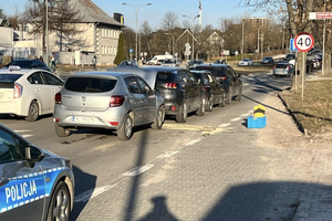 Wypadek z udziałem czterech samochodów na ul. Krakowskiej w Kielcach