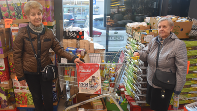 Akcja „Tak, pomagam!”. Zbierali żywność dla potrzebujących