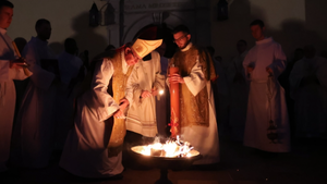 Wyjątkowa Wigilia Paschalna w Bazylice Katedralnej