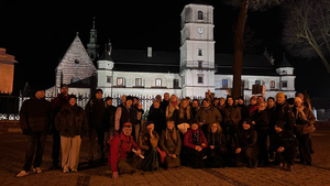 Nocą zwiedzali... Wąchock