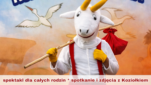 „Przygody Koziołka Matołka” – spektakl w „Szklanym Domu” w Ciekotach