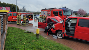 Wypadek w Końskich. Jedna osoba w szpitalu