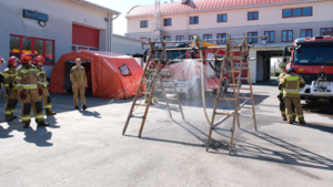 Strażacy szkolą się z ratownictwa chemicznego