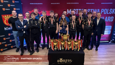 Fortis Bilard Kielce zakończył mistrzostwa Polski juniorów z workiem medali