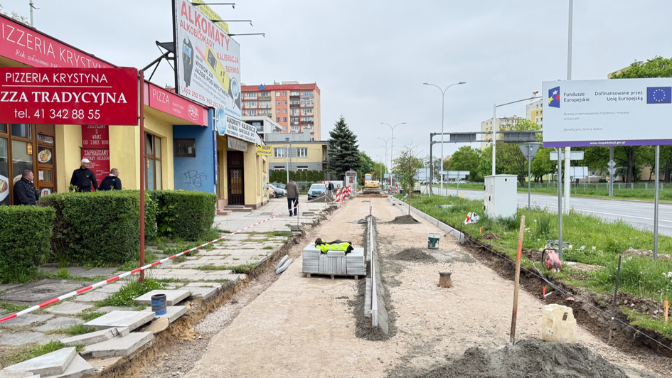 Powstaje nowa ścieżka rowerowa. Tym razem przy ul. Sandomierskiej