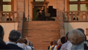 Chopin wciąż inspiruje. Wyjątkowy koncert w Dawnym Pałacu Biskupów Krakowskich