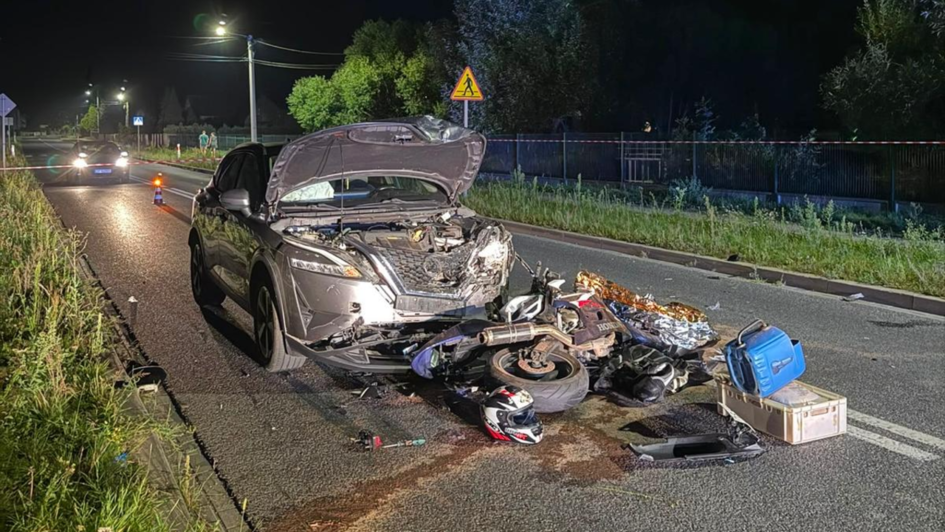 Groźny wypadek w powiecie kieleckim. Konieczna była reanimacja