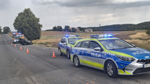 Wypadek w Nowej Wsi, 28-latka w szpitalu